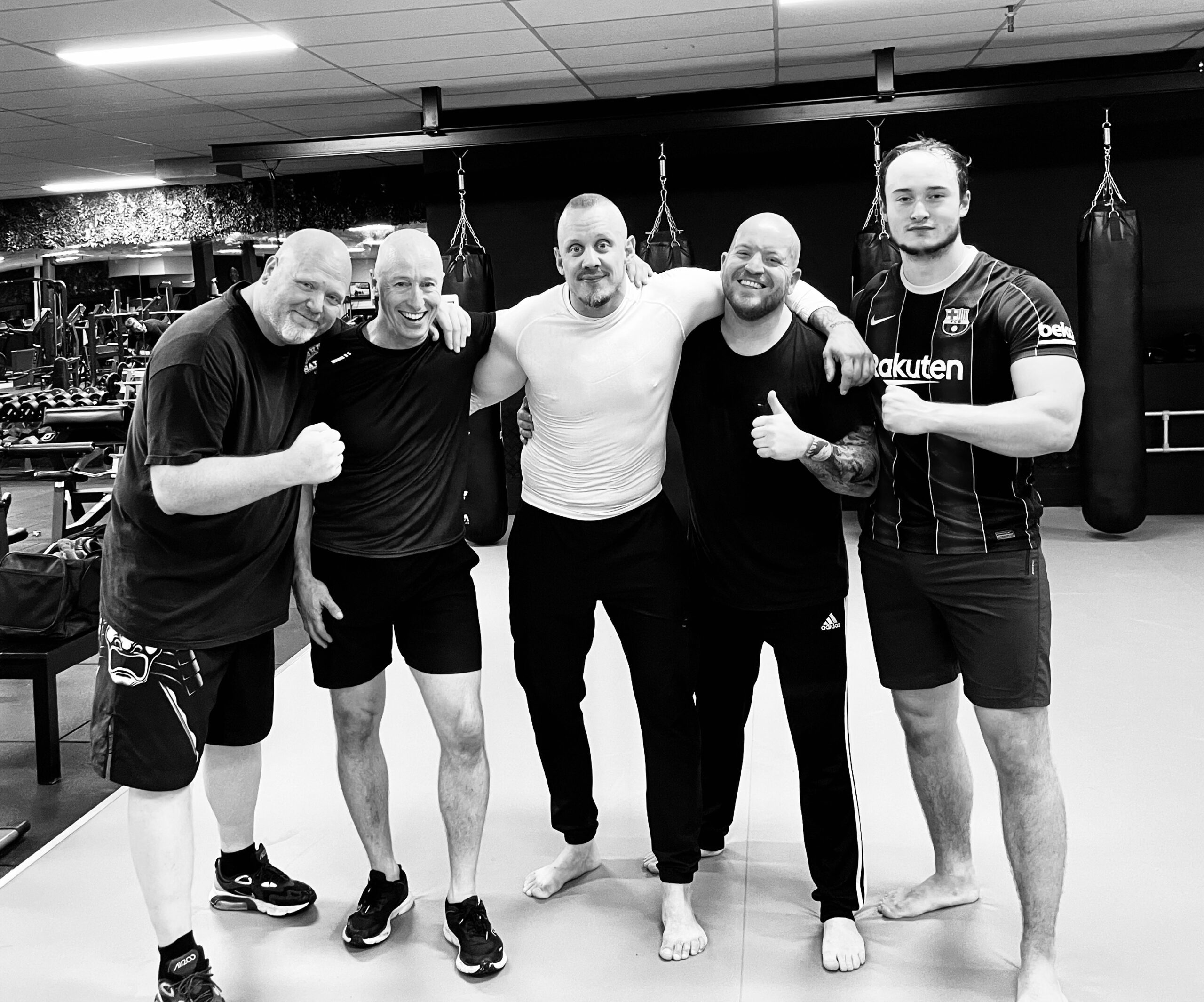 Mike met Michiel Mulder en groep Breda